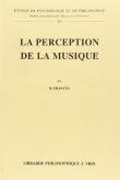 La perception de la musique
