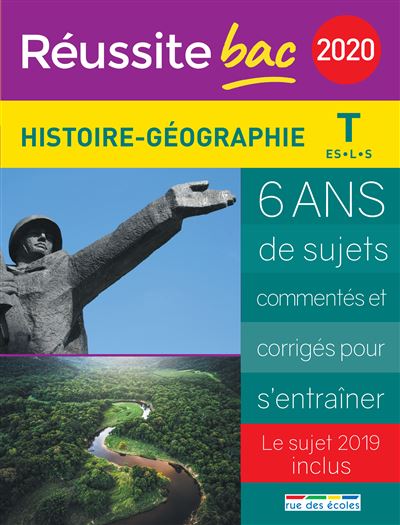 Réussite bac 2020 Histoire-géographie T ES-L-S