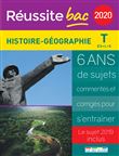 Réussite bac 2020 Histoire-géographie T ES-L-S
