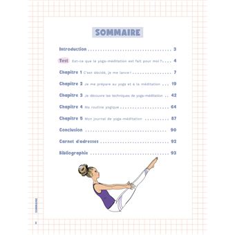 Mon cahier Yoga méditation NED