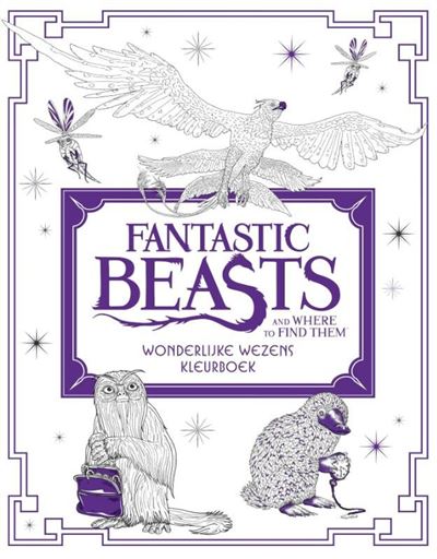 Fantastic Beasts and Where to Find Them: Wonderlijke wezens - kleurboek
