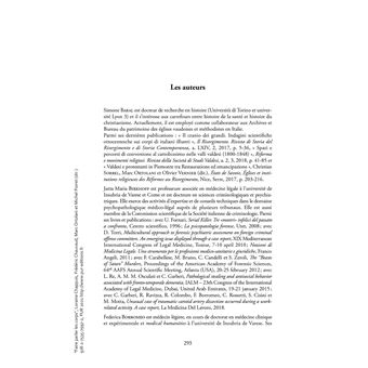 Faire parler les corps