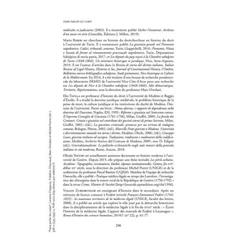 Faire parler les corps