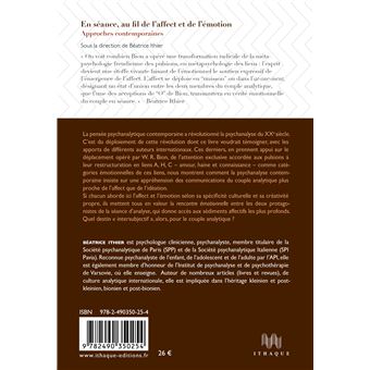 En séance, au fil de l'affect et de l'émotion