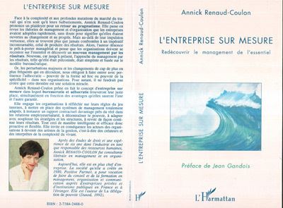 L'entreprise sur mesure - Annick Renaud-Coulon - broché