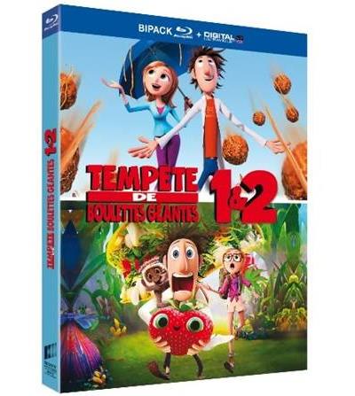 Tempête de boulettes géantes - Tempête de boulettes géantes 2 : L'île des Miam-nimaux Coffret 2 Blu-Ray
