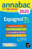 Annales Annabac 2020 Espagnol Tle LV1 et LV2