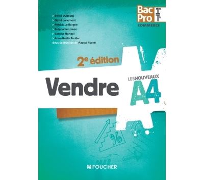 Vendre, 1ère terminale bac pro commerce