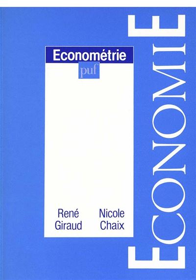 Économétrie - Nicole Chaix - broché
