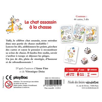 Le chat assassin à la chasse