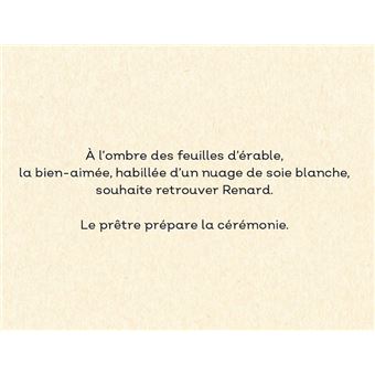 Le mariage de Renard