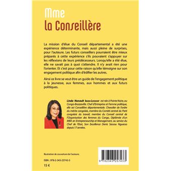 Mme la Conseillère