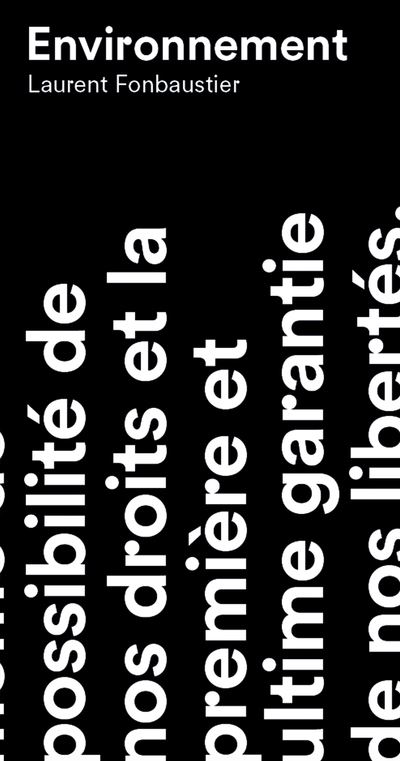 Environnement - Laurent Fonbaustier - broché