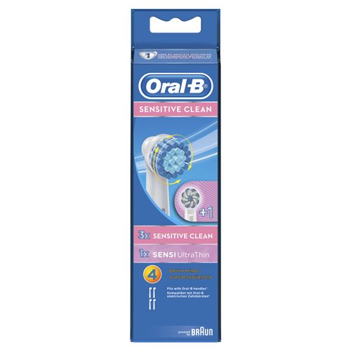 Brosse de rechange Oral B Sensitive 4 pièces