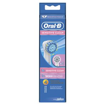 Brosse de rechange Oral B Sensitive 4 pièces