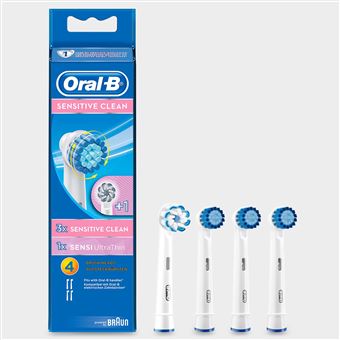 Brosse de rechange Oral B Sensitive 4 pièces