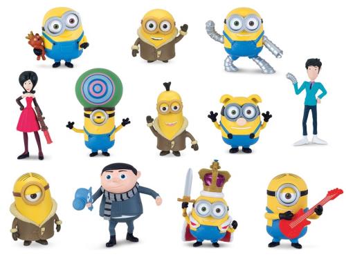 Figurine articulée Minions Moi, moche et méchant 2 Mondo Motors 5-8 cm