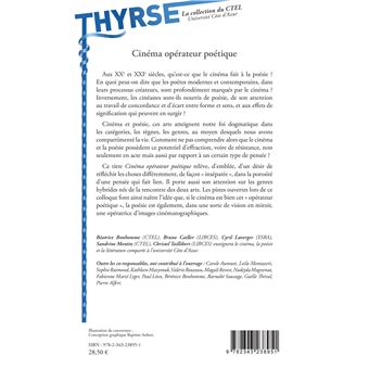 Cinéma opérateur poétique