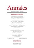 Annales, n° 3-4/2020 - Autoportrait d'une revue