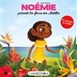Noémie présente les fleurs des Antilles
