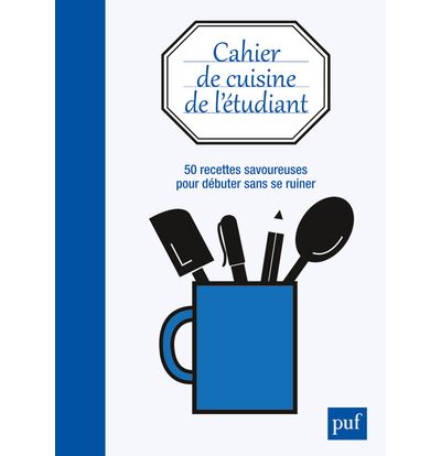 Cahier de cuisine de l'etudiant