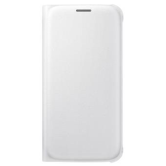 Etui Samsung Flip Wallet pour Galaxy S6 Blanc