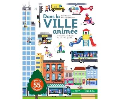 Dans la ville animée