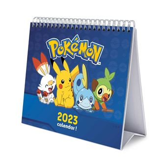 Calendrier bureau 2023 Les Pokémon