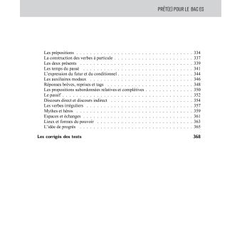 Prêt(e) pour le bac ES toutes les matières