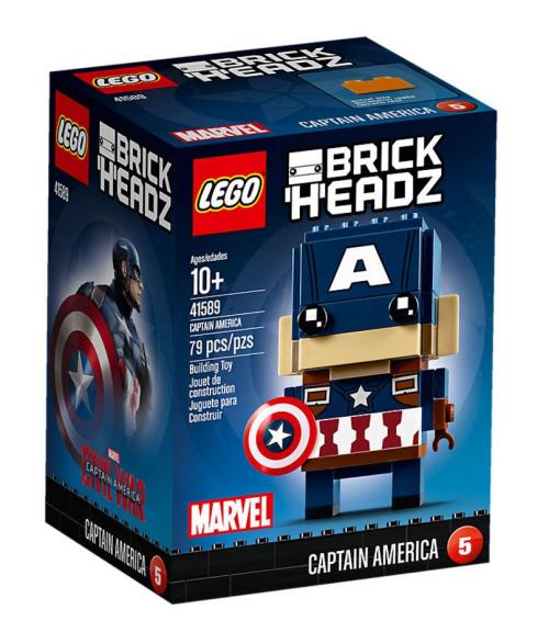 LEGO® BrickHeadz 41589 Captain America