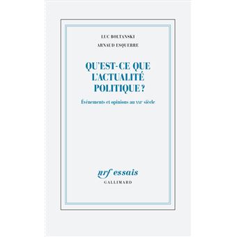 couverture de : Qu'est-ce-que l'actualit&eacute; politique?