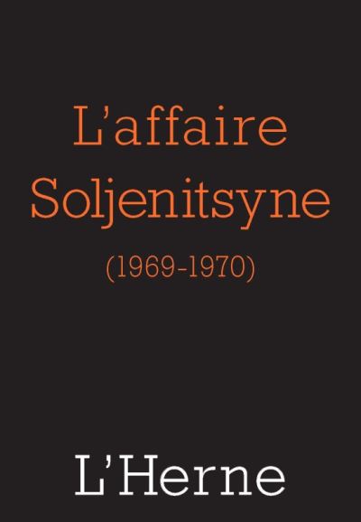 L'affaire soljenitsyne