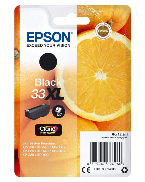 Cartouche d'encre Epson Orange XL Noir