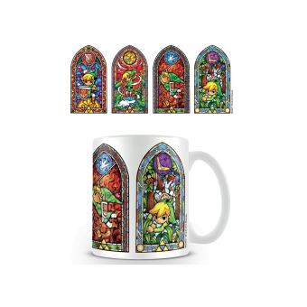 Mug en céramique The Legend of Zelda motifs vitraux 300 ml