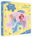 DISNEY PRINCESSES - Mon Petit Livre Puzzle - 5 Puzzles 9 Pièces - Robes féériques