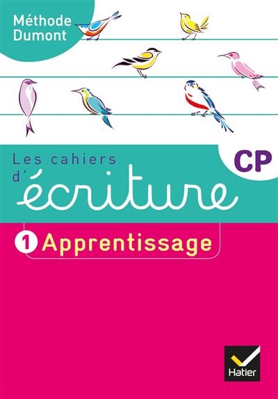 Les cahiers d'ecriture cp apprentissage