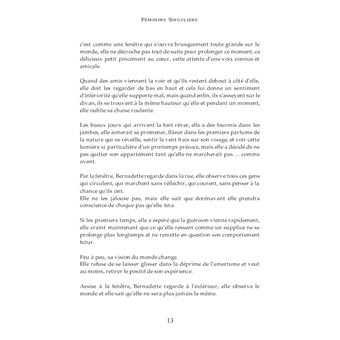 Féminins singuliers