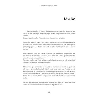 Féminins singuliers