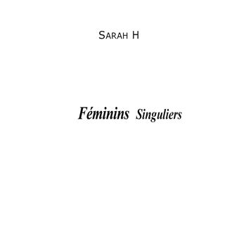 Féminins singuliers