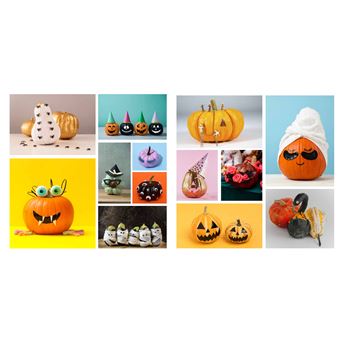 Inspiration citrouille - 25 projets de décoration avec 9 recettes de cuisine et 24 modèles de pochoi