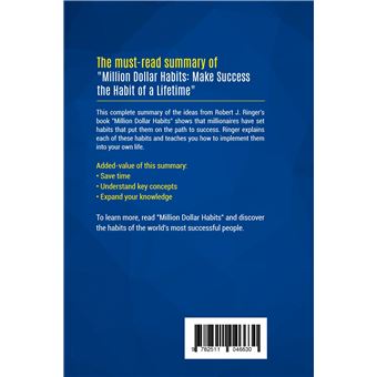 Summary: Million Dollar Habits