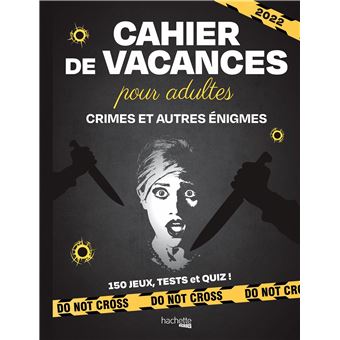 Cahier de vacances Crimes et autres énigmes