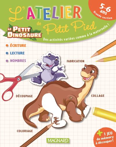 L Atelier De Petit Pied Le Petit Dinosaure Grande Section Cartonne Collectif Achat Livre Fnac