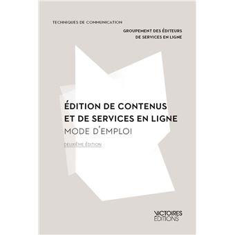 Edition de contenus et de services en li - 1