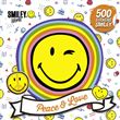 500 stickers Smiley - Peace & Love