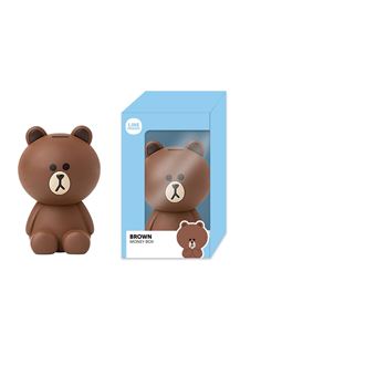 Tirelire 3D Line Friends Brown