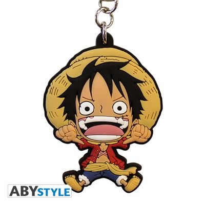 Porte-clés en PVC One Piece Luffy SD