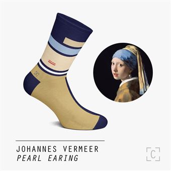 Chaussettes Curator Socks Johannes Vermeer Pearl Earring