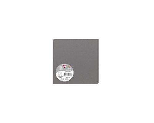 POLLEN GRIS ACIER 25 CARTE 135X135