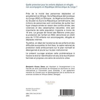 Quelle protection pour les enfants déplacés et réfugiés non accompagnés en République démocratique du Congo ?
